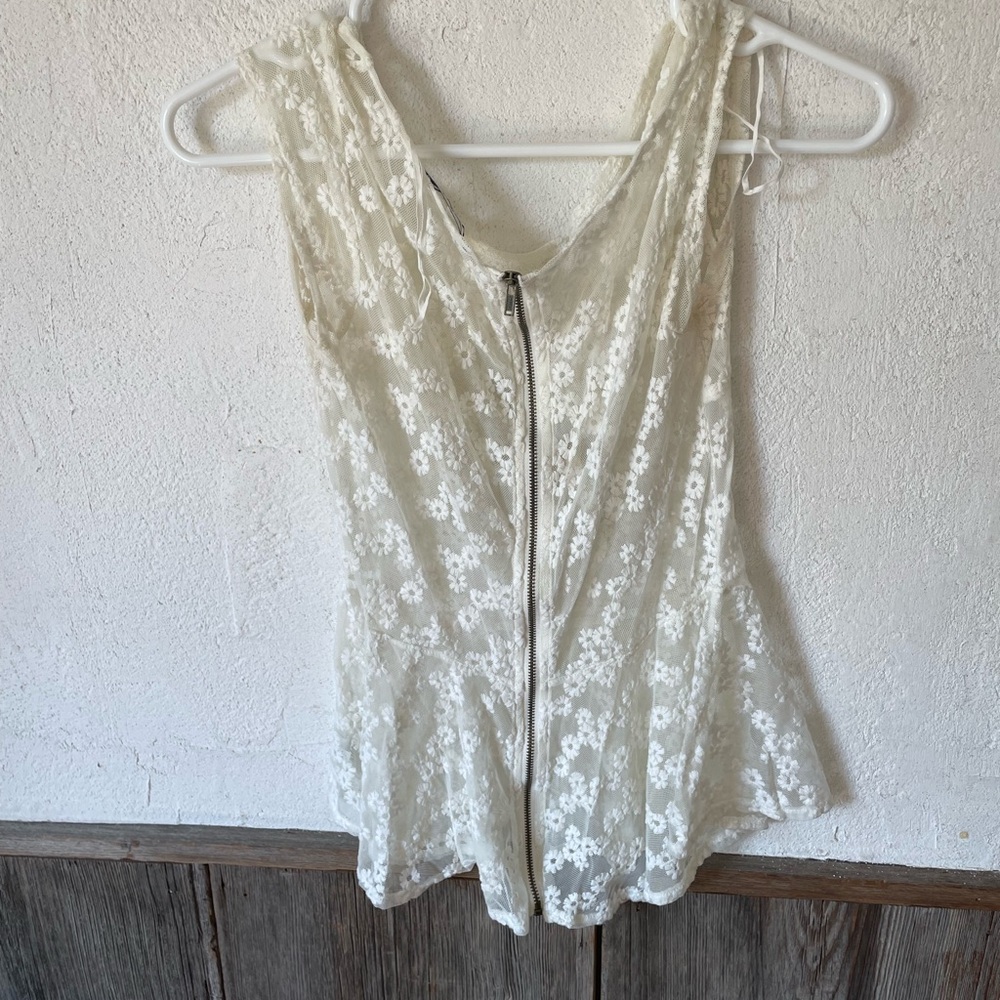 American Eagle see through blouse size S/P